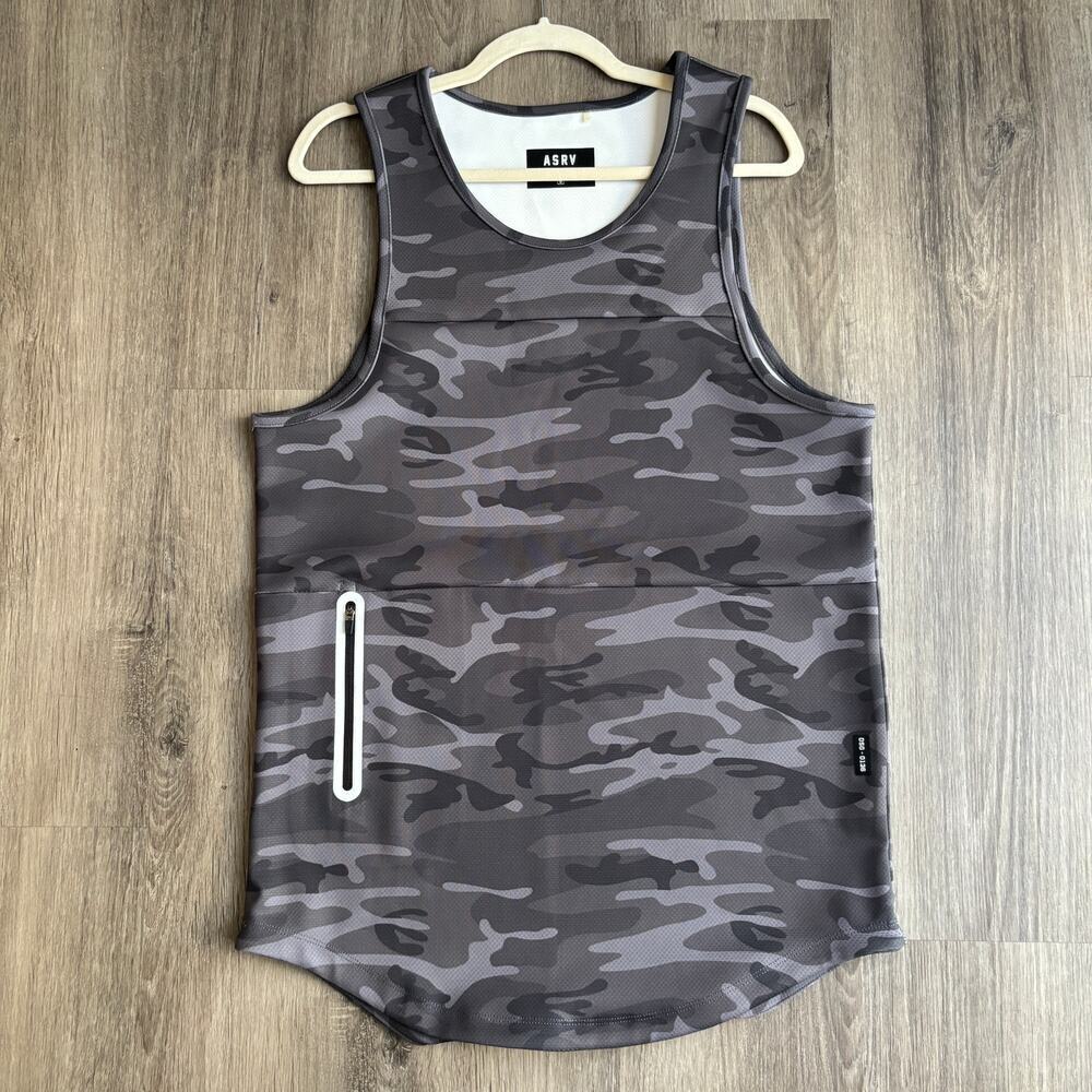 ASRV DSG-0136 SilverPlus Utility Tank Top Small Black Camo​​ - Picture 2 of 9